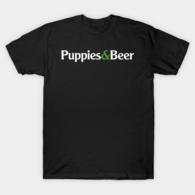 Puppies & Beer T-Shirt by UncagedUSA